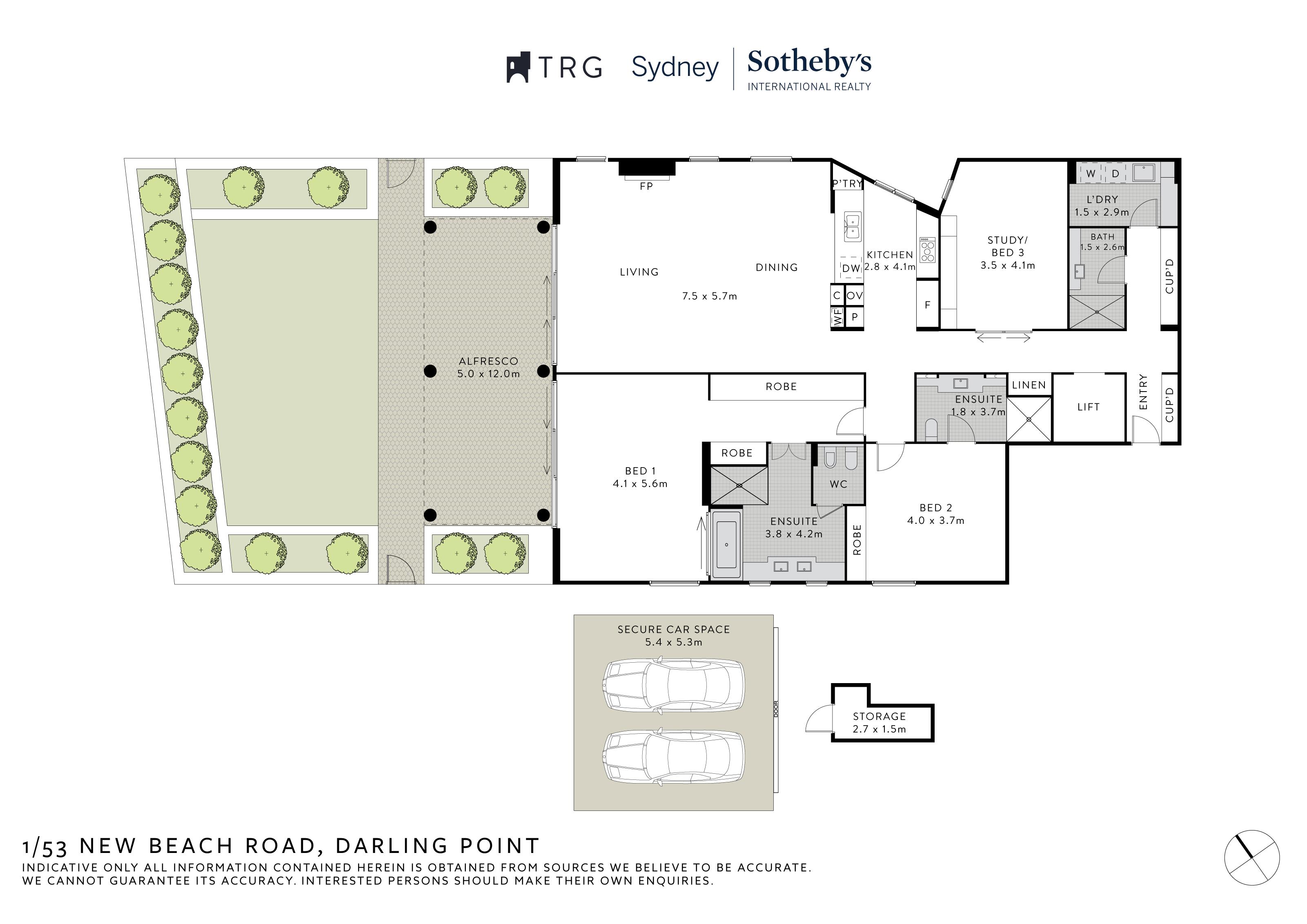 1/53 New Beach Road, Darling Point NSW