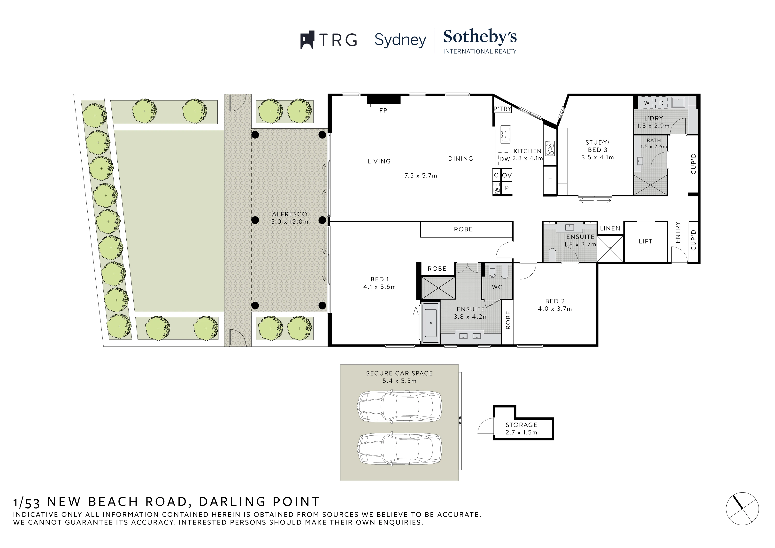 1/53 New Beach Road, Darling Point NSW