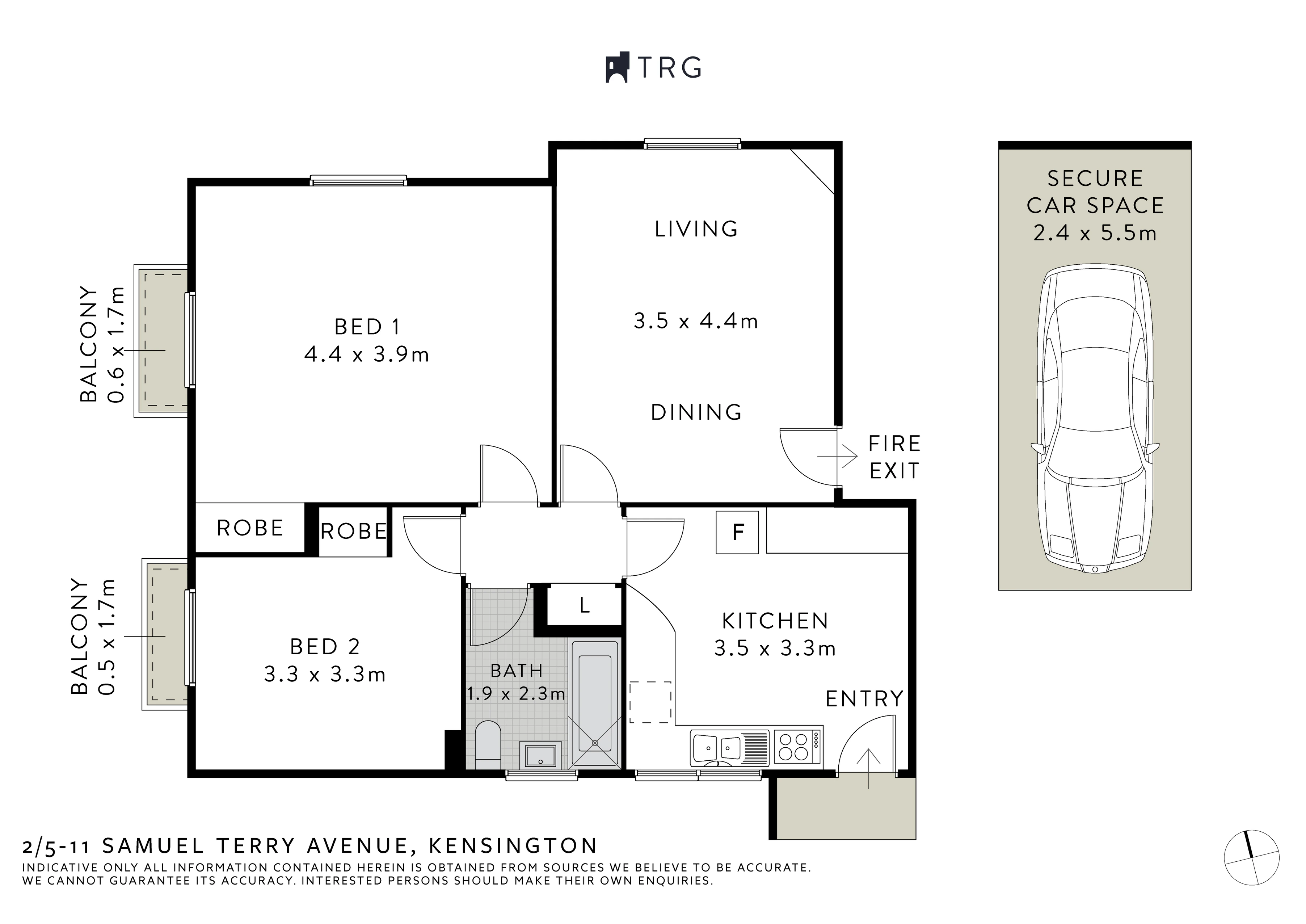 2/5-11 Samuel Terry Avenue, Kensington NSW